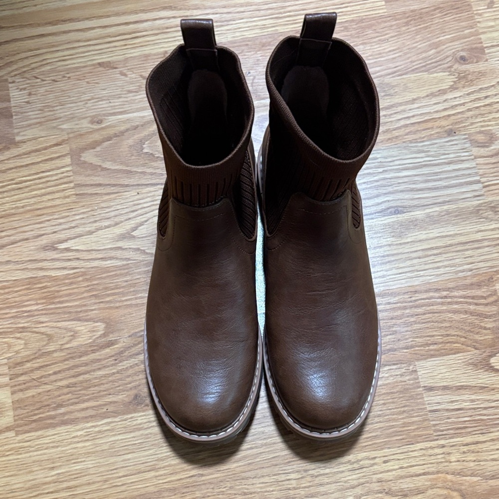 Corkys Brown Ankle Boots - Picture 2 of 7